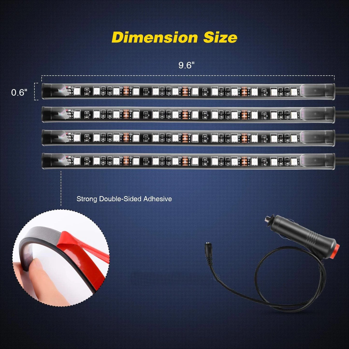 LED CAR INTERIOR STRIP LIGHTS