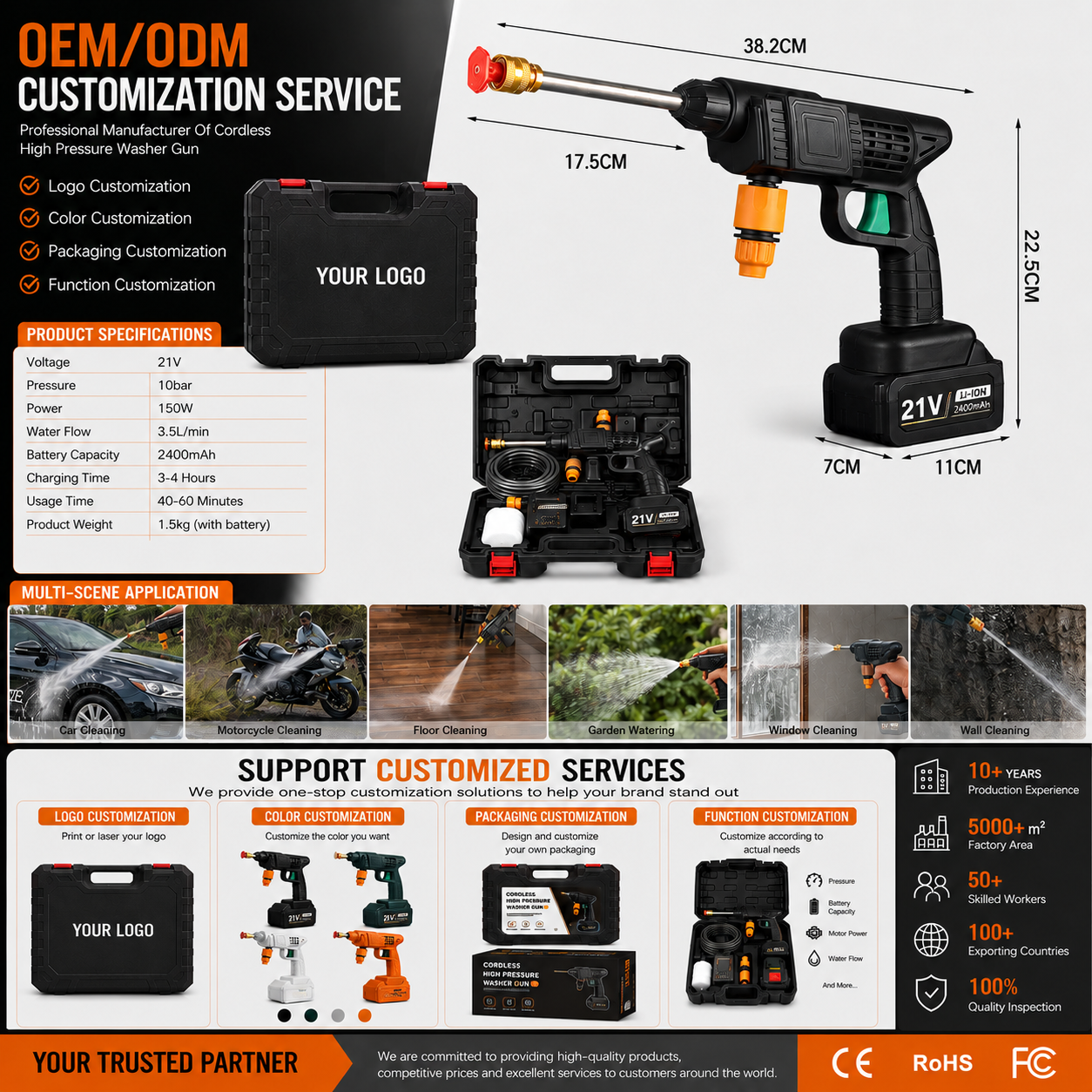 portable car Pressure Washer